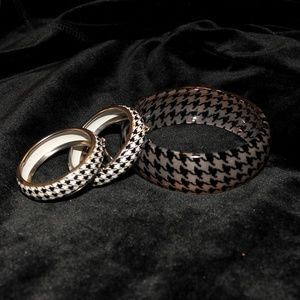 Herringbone Hoop Earrings /‎ Bracelet 8030